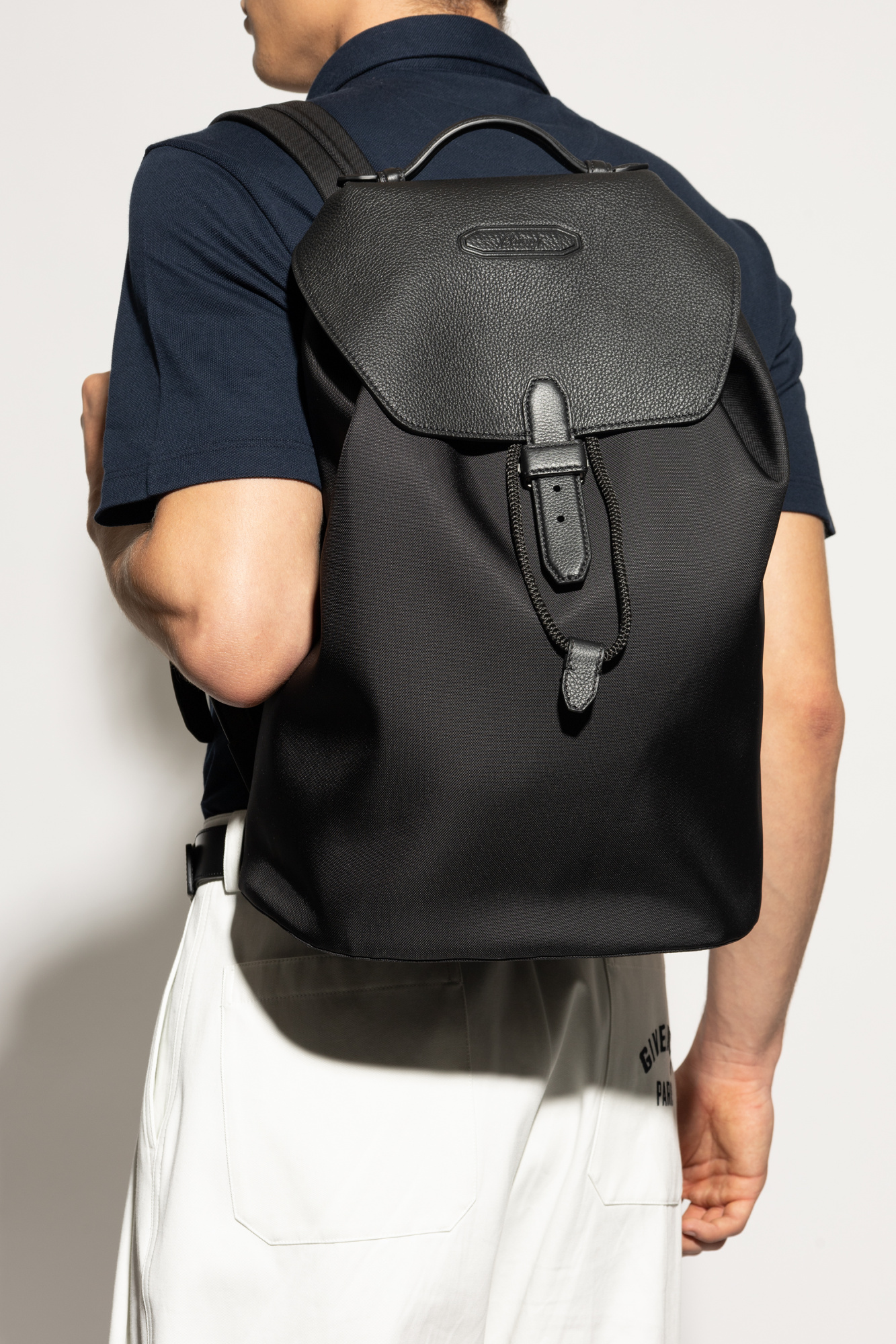 ポーチ BRIONI NEW TRAVEL BACKPACK Black Backpack with logo Brioni - Vitkac AS